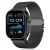 Řemínek TECH-PROTECT MILANO pro Apple Watch 42 / 44 / 45 / 46 / 49mm - nerezový - černý
