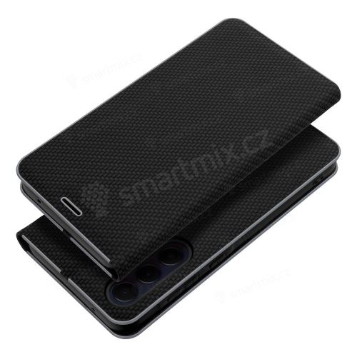 LUNA Book Carbon pro SAMSUNG A10 černý