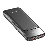 Externí baterie / powerbanka SWISSTEN Power Line II - USB + USB-C - 10000 mAh - černá Externí baterie / powerbanka SWISSTEN Power Line II - USB + USB-C - 10000 mAh - černá