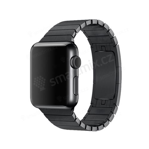 Řemínek DEVIA pro Apple Watch 44mm Series 4 / 5 / 42mm 1 2 3 - nerezový
