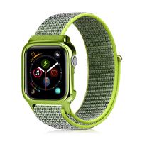 Řemínek pro Apple Watch 40mm Series 4 + pouzdro - nylonový - zelený Řemínek pro Apple Watch 40mm Series 4 + pouzdro - nylonový - zelený