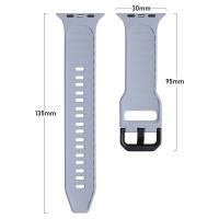 Řemínek pro Apple Watch Ultra 49mm / 45mm / 44mm / 42mm - vlnkový - silikonový (2)