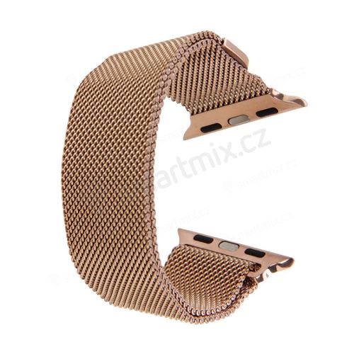 Řemínek pro Apple Watch 44mm Series 4 / 42mm 1 2 3 - magnetický - nerez