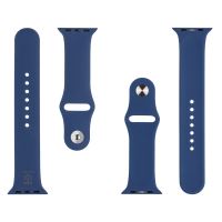 Řemínek TACTICAL pro Apple Watch 38 / 40 / 41 / 42mm - silikonový - černý (2)