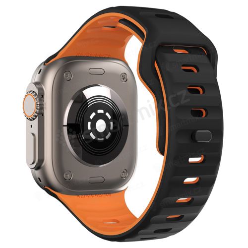 Řemínek KALEBOL Mecha pro Apple Watch 49mm / 46mm / 45mm / 44mm / 42mm - silikonový