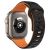 Řemínek KALEBOL Mecha pro Apple Watch 49mm / 46mm / 45mm / 44mm / 42mm - silikonový - černý / oranžový