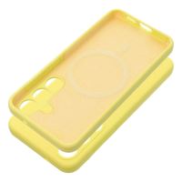Pouzdro SILICONE 2mm pro HONOR 400 SMART kompatibilní s MagSafe lemon