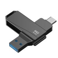 Flash disk LENOVO - USB-A + USB-C pro Apple zažízení - 32GB - kovový (2)