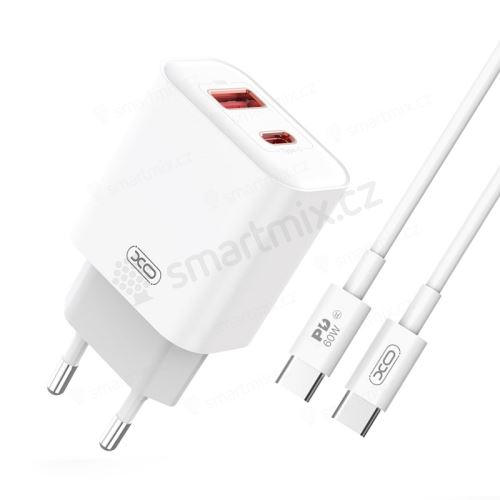 Nabíjecí sada SWISSTEN GaN pro Apple - 20W EU adaptér USB-C + kabel USB-C 1,2m