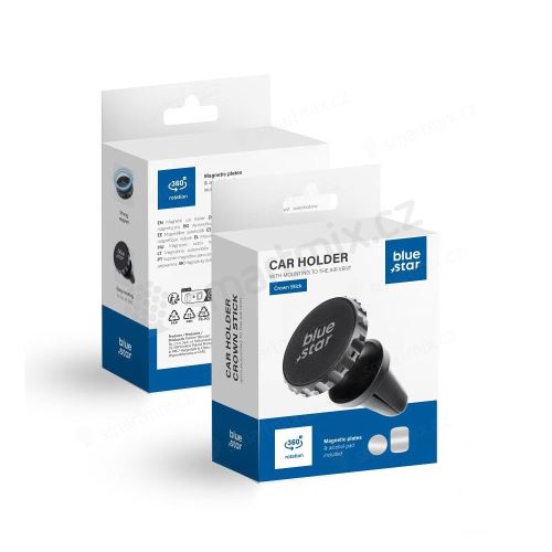 BLUE STAR CROWN MAGNETIC držák do ventilace auta černý