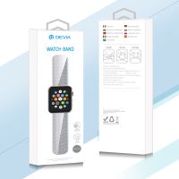 Řemínek DEVIA pro Apple Watch 44mm Series 4 / 5 / 42mm 1 2 3 - nerezový (1)
