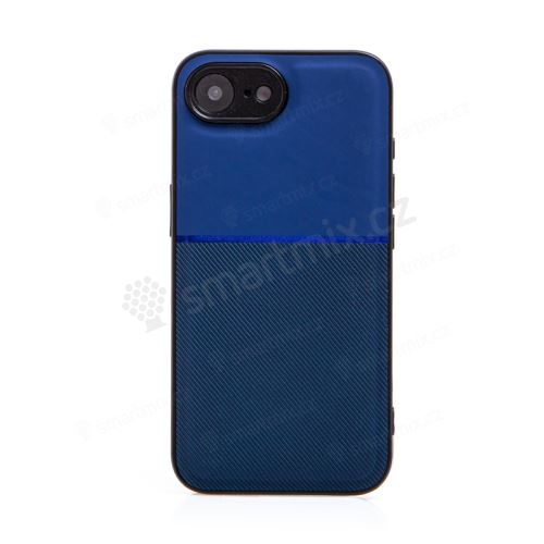 Kryt NOBLE pro Apple iPhone 16e / 17e - umělá kůže / gumový - modrý
