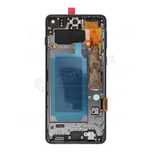 FixCell LCD displej SAMSUNG S10 G973 s rámečkem černý (refub)