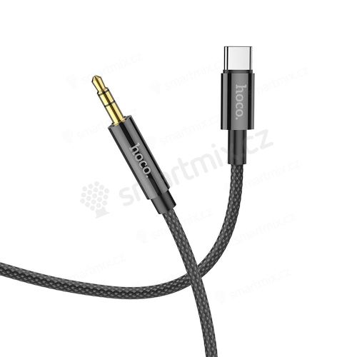HOCO kabel AUX Jack 3,5 mm na typ C UPA19 1 m černý