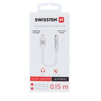 Přepojka / adaptér Lightning SWISSTEN na 3,5mm jack - pro Apple iPhone - 15 cm (4)