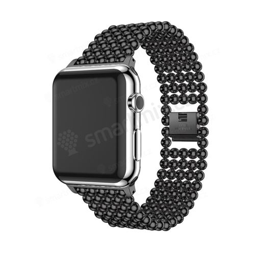 Řemínek pro Apple Watch 40mm Series 4 / 5 / 38mm 1 2 3  - kuličky - zinkový
