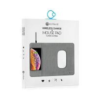 Podložka pod myš COTEetCI + bezdrátová nabíječka / nabíjecí podložka Qi - šedá (3)