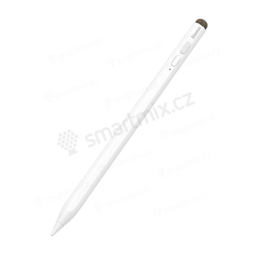 Dotykové pero / stylus BASEUS - aktivní / pasivní provedení - USB-C nabíjení - Pencil kompatibilní - bílé