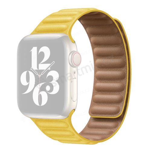 Řemínek pro Apple Watch Ultra 49mm / 45mm / 44mm / 42mm - magnetický - kožený