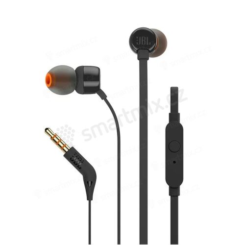 Drátová sluchátka Jack 3,5 mm JBL T110 černá