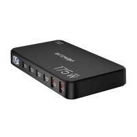 Nabíječka BLITZWOLF 6 portů 175W - 4x USB-C + 2x USB-A  - vstup C8 - kabel 1m - černá (2)
