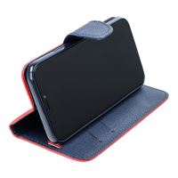 Pouzdro FANCY Book pro XIAOMI Redmi Note 14 5G red / navy