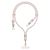 Kabel / šňůrka 4v1 DUDAO L20MAX 4v1 USB-A / USB-C / Lightning PD QC 65W 1,5m - růžový