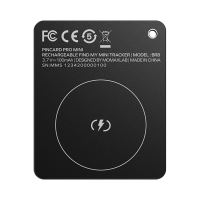 Lokalizační klíčenka MOMAX Pincard - podpora Apple FindMy (kompatibilní s AirTag) - Qi nabíjecí - černá (2)