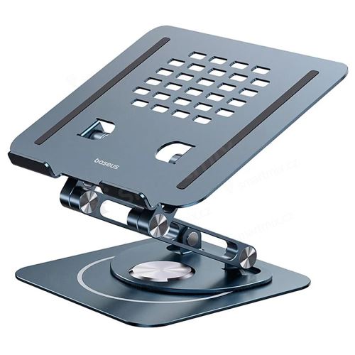 Stojan / podstavec BASEUS pro Apple MacBook - nastavitelný - kovový - šedý