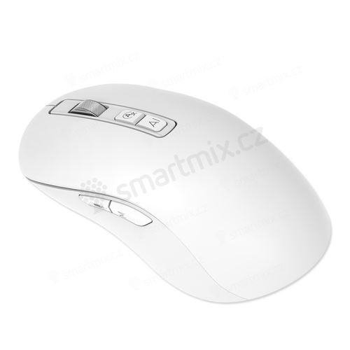Myš Bluetooth bezdrátová AI Smart + program pro AI rozšíření + tlačítko - bílá