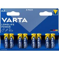 Alkalická baterie VARTA R6 (AA) Longlife Power 8 ks