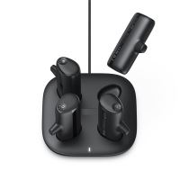 Externí baterie / stolní power bank VEGER pro Apple iPhone - USB-C - 4x 5000mAh + základna - černá