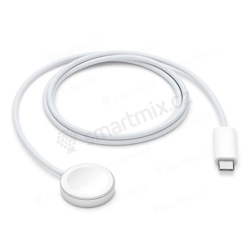Magnetický nabíjecí kabel TACTICAL Recce USB-C pro Apple Watch - 1m - černý / barevný