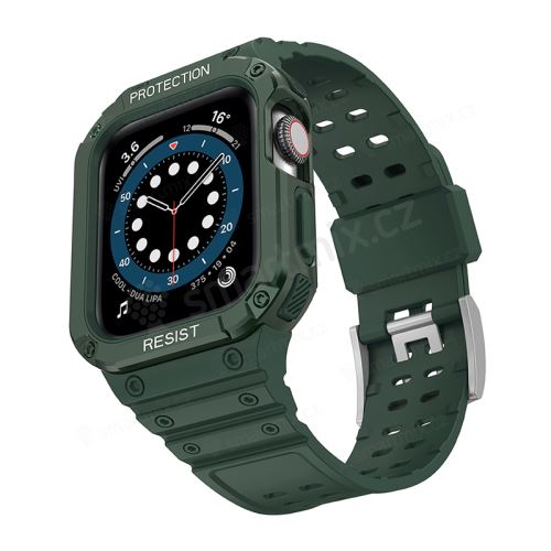 Kryt / pouzdro pro Apple Watch 44mm / 45mm - celotělové + řemínek - odolný