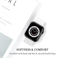 Řemínek pro Apple Watch 42mm / 41mm / 40mm / 38mm - silikonový - pletený (9)
