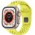 Řemínek pro Apple Watch 46mm / 49mm / 45mm / 44mm - silikonový - pletený - limetkový