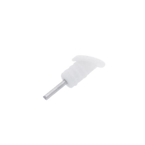 Antiprachová záslepka jack konektoru pro Apple iPad 2. / 3. / 4.gen. - bílá