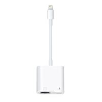 Přepojka / adaptér pro Apple iPhone / iPad - Lightning / ethernet + Lightning - bílá Přepojka / adaptér pro Apple iPhone / iPad - Lightning / ethernet + Lightning - bílá