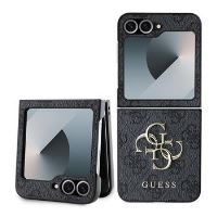 Guess PU 4G Metal Logo Zadní Kryt pro Samsung Galaxy Z Flip 6 Grey Guess PU 4G Metal Logo Zadní Kryt pro Samsung Galaxy Z Flip 6 Grey