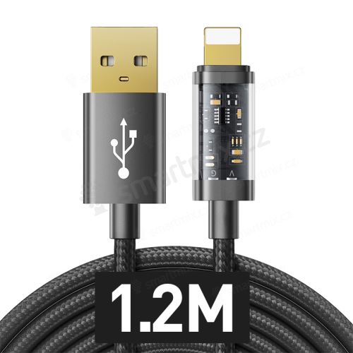Synchronizační a nabíjecí kabel JOYROOM - USB-A / Lightning pro Apple iPhone - 2m - černý