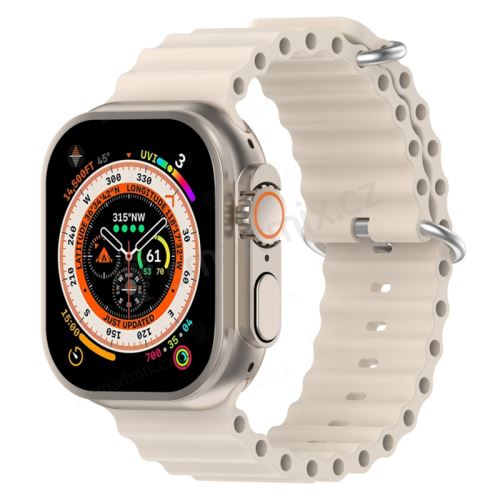 Řemínek pro Apple Watch Ultra 49mm / 45mm / 44mm / 42mm - oceánský - silikonový