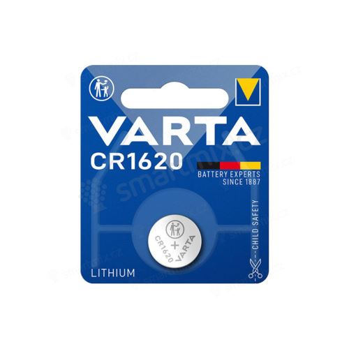 Knoflíková baterie Varta CR1620 (lze použít jako CR1632) Lithium 3V pro Bluetooth spouště a další