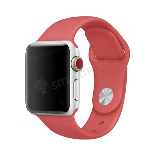 Řemínek pro Apple Watch 44mm Series 4 / 42mm 1 2 3 - velikost S / M - silikonový