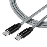 Synchronizační a nabíjecí kabel Tactical Fast Rope USB-C / USB-C - 100W - 2m - šedý