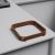 Držák / podložka pro Apple Mac Mini M4 - dřevěná základna + mřížka - ořech