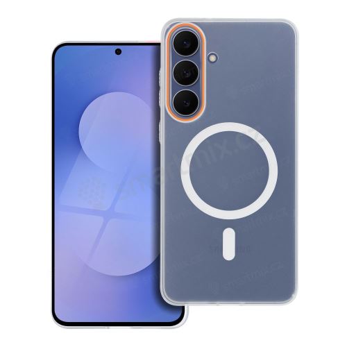 Pouzdro GO ORANGE kompatibilní s MagSafe pro XIAOMI Redmi Note 15 5G transparentní
