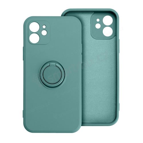 Pouzdro SILICONE RING pro IPHONE 16 Pro Max zelené