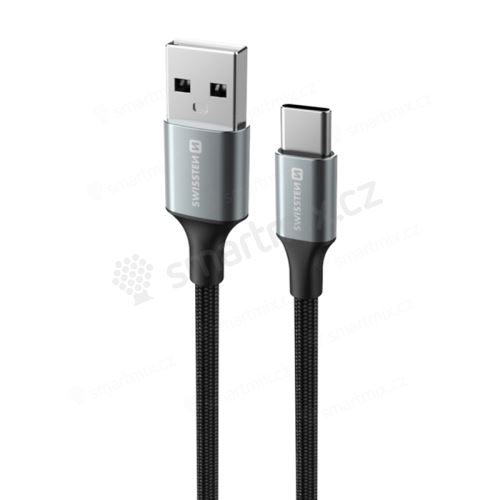 Kabel SWISSTEN Textile II pro Apple  USB-A / USB-C - 1,5m