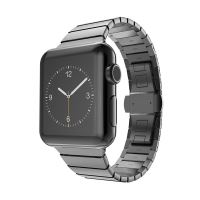 Řemínek pro Apple Watch 42mm / 41mm / 40mm / 38mm - ocelový - černý Řemínek pro Apple Watch 42mm / 41mm / 40mm / 38mm - ocelový - černý