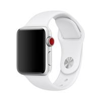 Řemínek pro Apple Watch Ultra 49mm / 46mm / 45mm / 44mm / 42mm - velikost M / L - silikonový - bílý